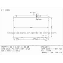 Radiador de motor automotivo para Rx-8 1,3l ′ 04-05 Mt